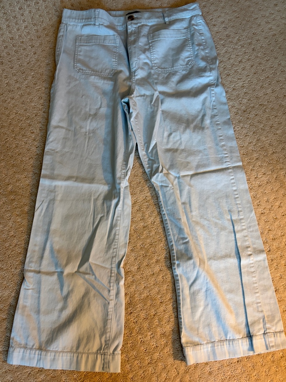 Ann Taylor Light Blue Wide Leg Pants